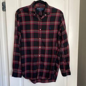 Polo Ralph Lauren Men's Classic Fit Button Down Collared Shirt Plaid Small
